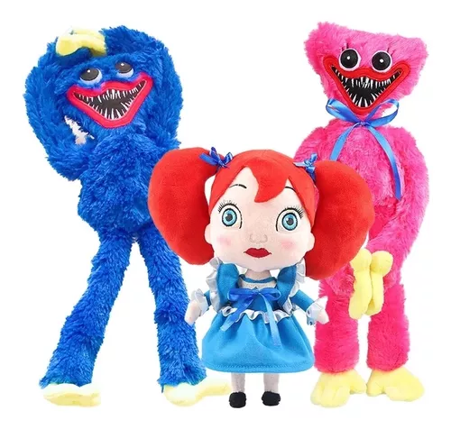 3pcs Poppy Playtime Huggy Wuggy Jogo Boneca Menina Brinquedo