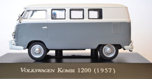 Imagem 3 de 4 de Miniatura Vw Kombi 1200 1957 Escala 1/43 Carros De Serviço