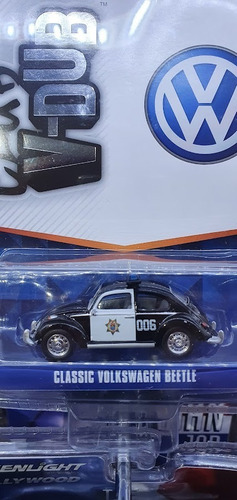 Classic Volkswagen Beetle V-dub Series Greenlight 1/64