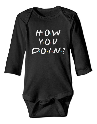 Xietao How You Doin Boutique - Body De Manga Larga Unisex P.