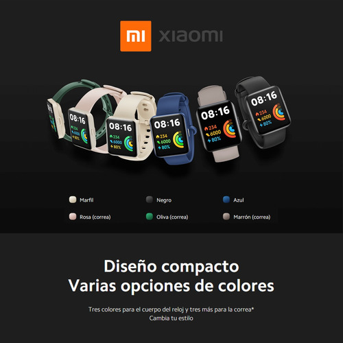 Xiaomi Redmi Watch 2 Lite, Smartwatch / Reloj Inteligente