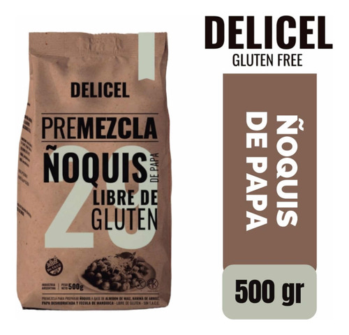 Premezcla Para Ñoquis Delicel Sin Tacc X 500 Grs.