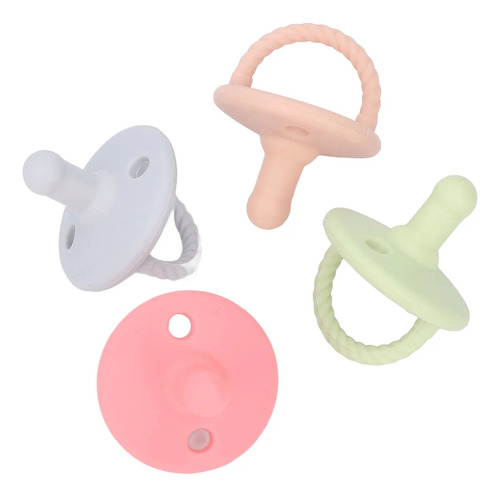 Chupete Infantil De Silicona Con Textura De Piel Similar Al