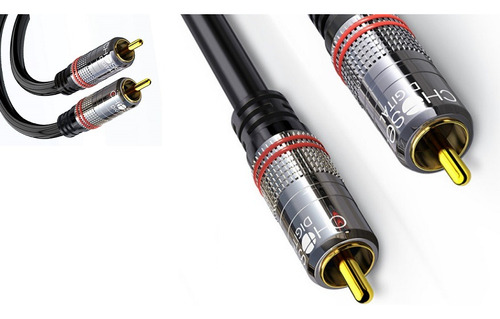 Cable Alta Fidelidad Sonido Coaxial 5.1 Nylon Tv - 3m Pvc