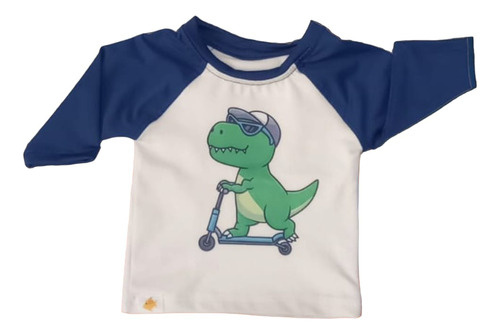 Remera Uv - Dino - Talle De 9 A 12 Meses 