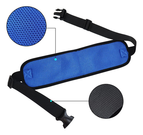 // Cinturón Seguridad Para Silla Ruedas Correas Sujeción