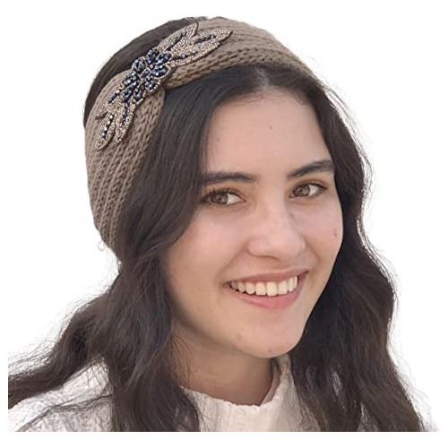 Silver Fever Diadema Tejida Gruesa Para Mujer Head Wr