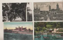 Comprar Lote De 4 Antiguas Postales * Uruguay Montevideo * Años 20