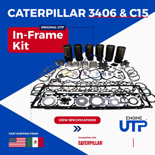 Caterpillar C15 Kit Media Reparación Sin Pistones