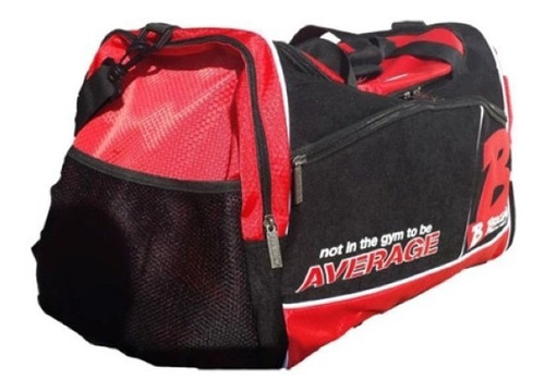 Brachial Bolso Para El Gimnasio Gym Carry Bag Black Red