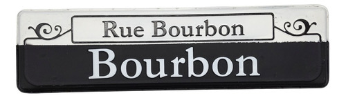 Cartel Letrero Metálico Vintage Bourbon Adorno Para Pared