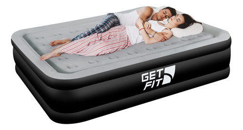 Get Fit Cama De Aire Con Bomba Electrica Incorporada, Tamano