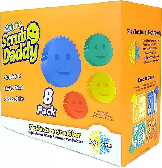 Esponjas Scrub Daddy Multiuso (8 Unidades)