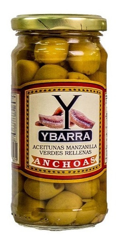 Aceitunas Rellenas De Anchoas Ybarra 240g España Nuevo!