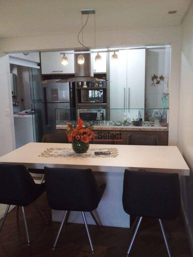 Imagem 10 de 30 de Lindo Apartamento Com 2 Dormitórios, Closet E 1 Suíte, Ampla Varanda, Cozinha Americana, 77 M², À Venda No Jd. Avelino - Ap1529