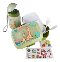 Comprar Pote Lancheira Infantil Marmita  Escola Divisória C Garrafa