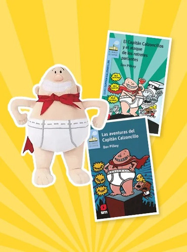 Aventuras Del Capitán Calzoncillos - Dav Pilkey Pack Peluche