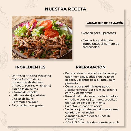 Salsa Norteña Estilo Chihuahua Cocina Mestiza 250g
