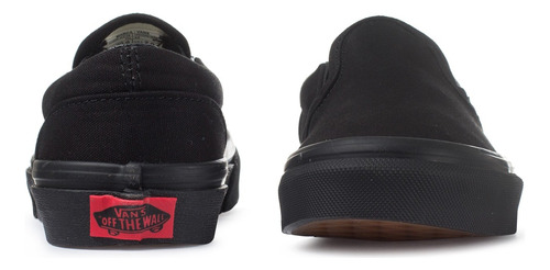 Tenis Vans Classic Slip On Y - Vn000zbuenr - Niños - Negro