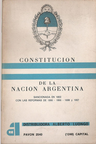 Constitucion De La Nacion Argentina - Luongo