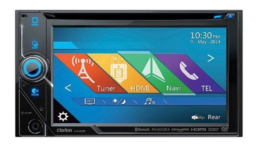 Estereo Clarion Doble Din Tactil Gps Bt Usb Nx405 12 Pagos