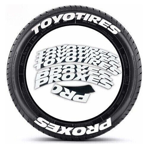Letras Para Neumáticos  Toyotires Proxes Moto/vehículo..