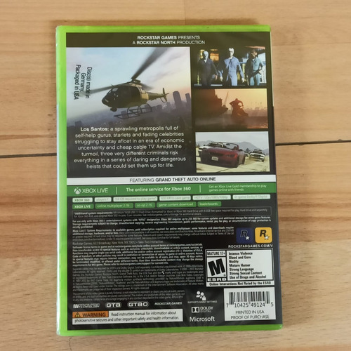Imagen 4 de 5 de ..:: Gta Grand Theft Auto V ::.. Para Xbox 360 En Gamewow