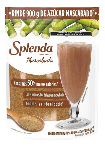 Endulzante Splenda Mascabado 450g
