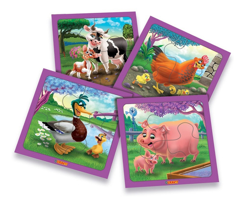Imagen 3 de 7 de Puzzle Duravit De 4 Piezas Blister De 4 Unidades Rompecabeza