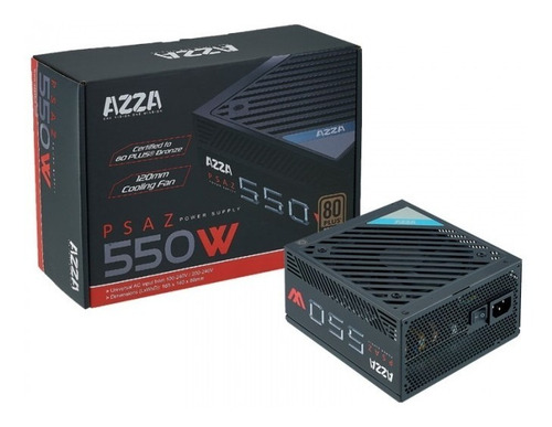 Fuente De Poder Azza 550w Certificada Bronze