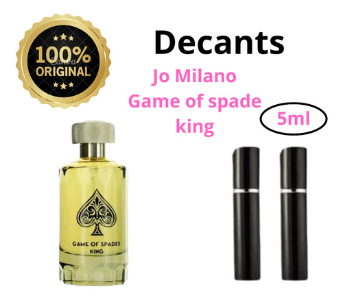 Muestra De Perfume O Decant Jo Milano Game Of Spade King