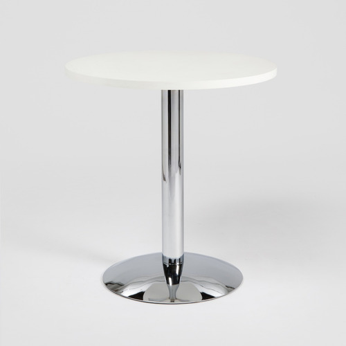 Imagen 2 de 10 de Juego De Comedor Mesa Menta Cromada 70 Cm + 2 Sillas Jim