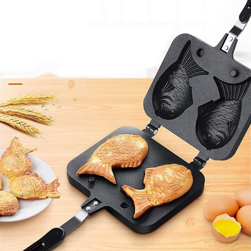 Molde Antiadherente Waffle Taiyaki Pez Blawicat