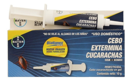 Imagen 3 de 7 de Paquete De 2 Piezas De Venenos Mata Cucarachas 10 G Bayer