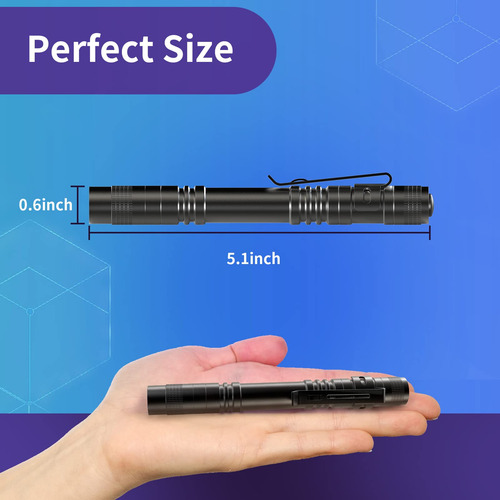 Lanterna Uv Black Light Cosoos 395nm Mini Pen À Prova D'água