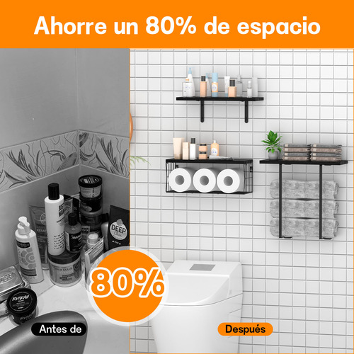 Repisas Flotantes De Madera Multipropósito X3 Colores