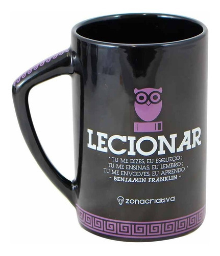 Caneca 300ml Na Lata Profissões Lecionar Professor