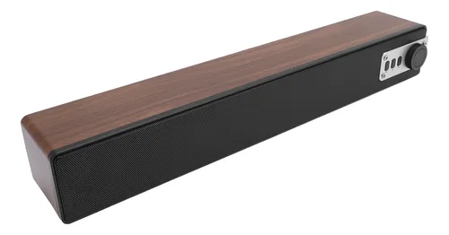 Barra De Sonido Portátil Con Doble Altavoz Compacto Y Multif