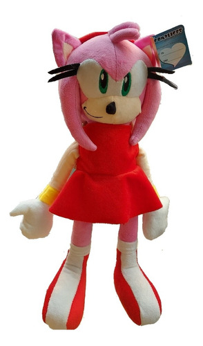 Muñeca Amy Rose Personaje Sonic 40 Cm Alto