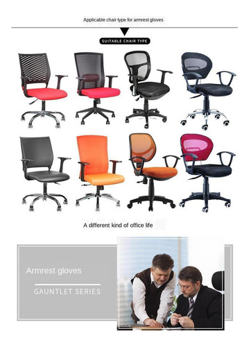 2xelástico Reposabrazos Para Silla Para Silla De Oficina