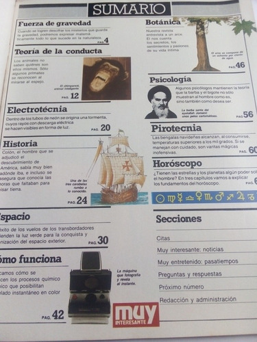 Imagen 2 de 6 de Revista Muy Interesante Año 1 Número 4 Diciembre 1984