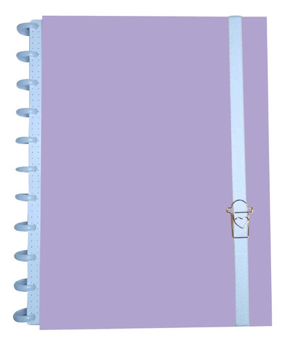 Cuaderno De Discos Profesional Lila 2 Separadores