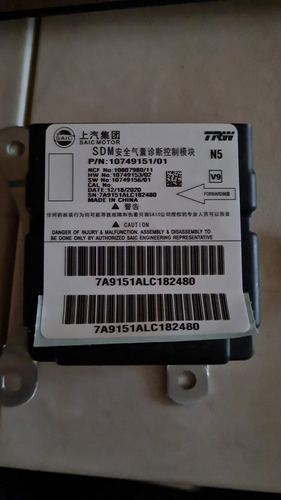 Reseteo Y Reactivacion Modulo Airbag Mg Mg5 Gt Zs *serv* (Usado)