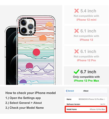 Funda Para iPhone 12 Pro Max Transparente Piel Sintetica-63