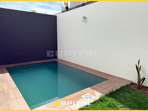 Moderna Y Linda Casa En Alquiler En El Urubó Condominio Turmalina 5