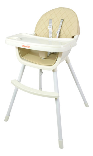 Silla De Comer Bebe 3 En 1 Bandeja Extraible Tela Lavable Color Beige CREAM BEIGE