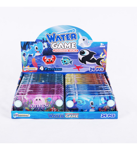 Máquina Juego De Agua Diseño Fondo Del Mar 6 Unid