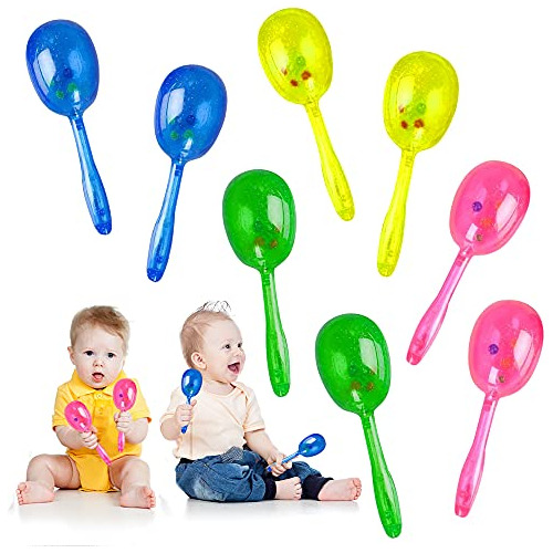 Maracas Purpurina De 5,5 Pulgadas Niños, Juego De 12, ...