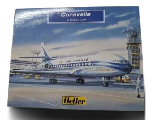 Heller Avion Civil Caravelle Air France 1/200 Aeromodelismo