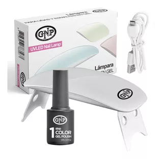 Kit Para Uñas Semipermanente Gnp Lampara Y Esmalte En Gel